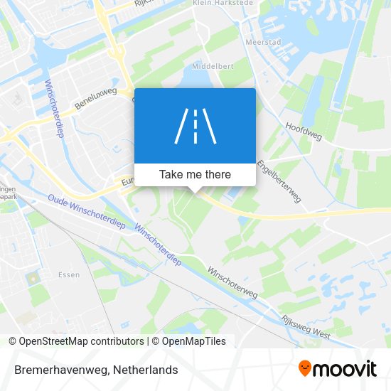 Bremerhavenweg map