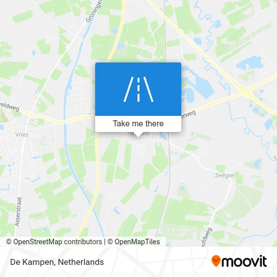 De Kampen map