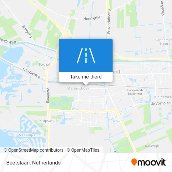 Beetslaan map