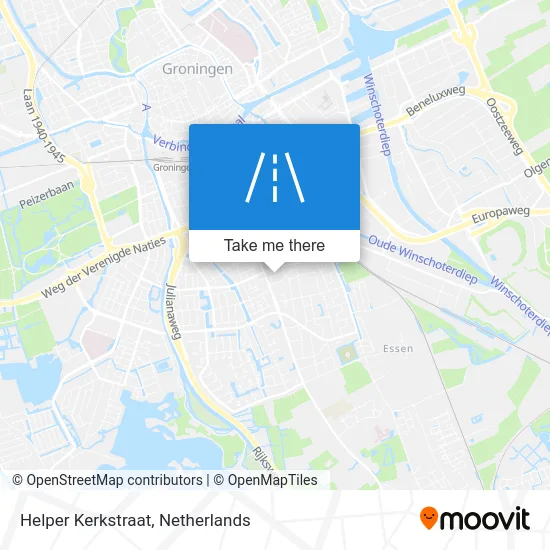 Helper Kerkstraat map