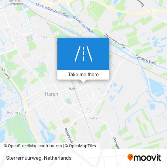 Sterremuurweg map