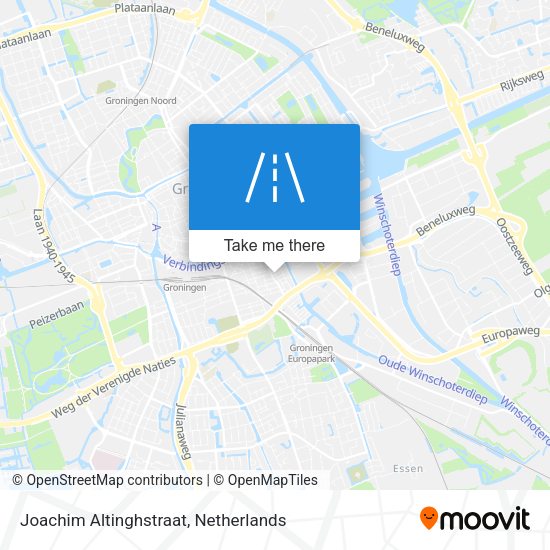 Joachim Altinghstraat map