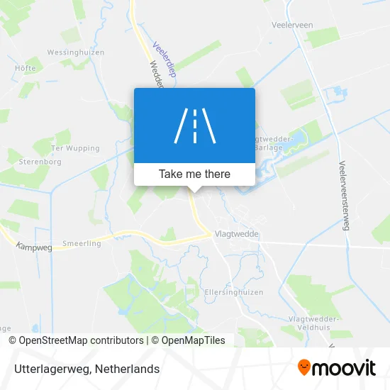Utterlagerweg map
