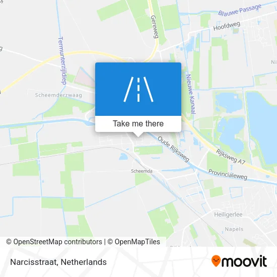 Narcisstraat map