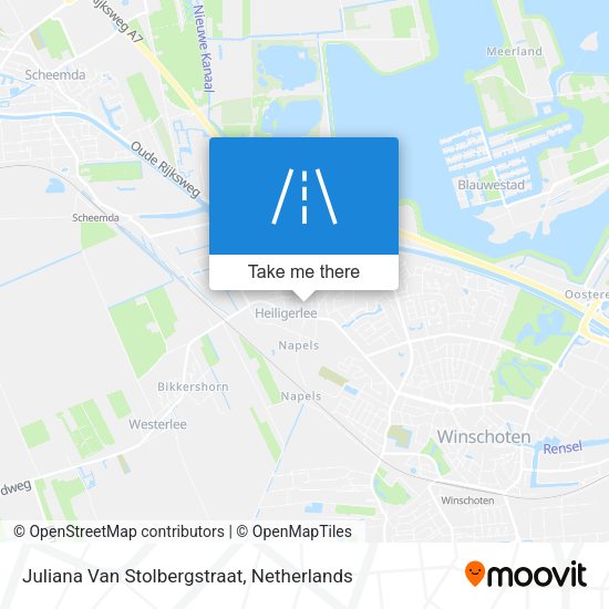 Juliana Van Stolbergstraat map