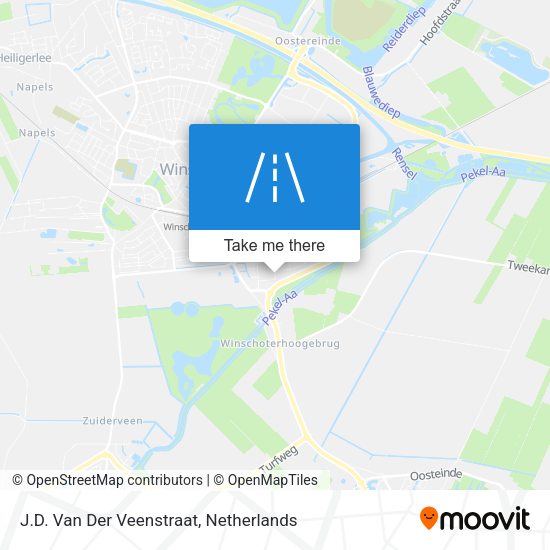 J.D. Van Der Veenstraat map