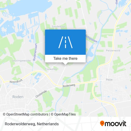 Roderwolderweg map