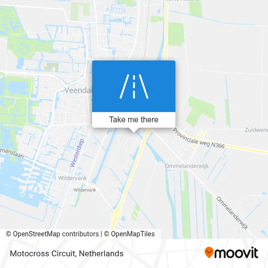 Motocross Circuit map