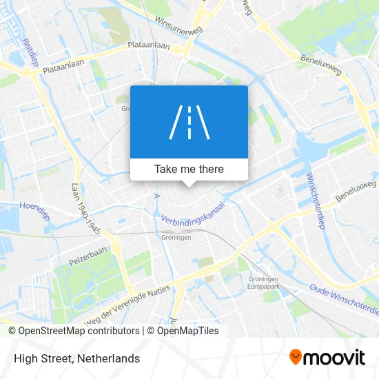 Hoogstraat map