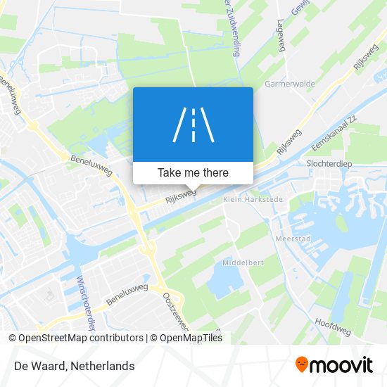 De Waard map