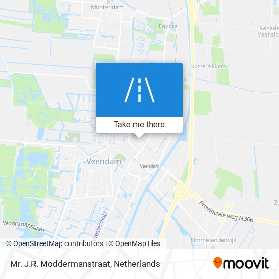 Mr. J.R. Moddermanstraat map