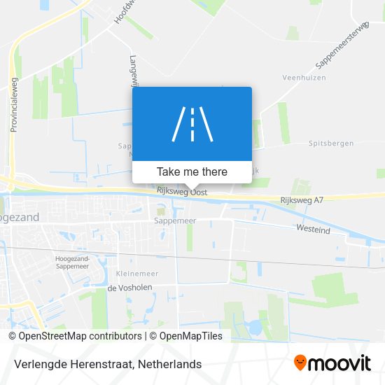 Verlengde Herenstraat map