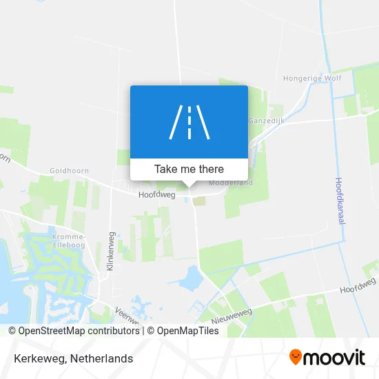 Kerkeweg map