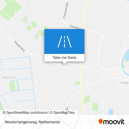 Westertangenweg map