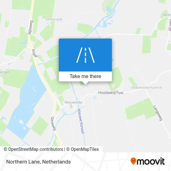 Noorderlaan map