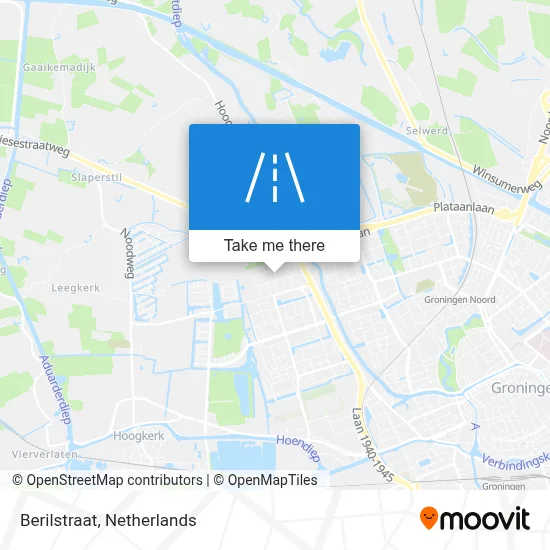 Berilstraat map