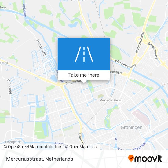 Mercuriusstraat map