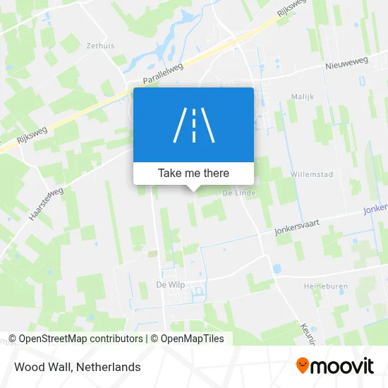 Houtwal map
