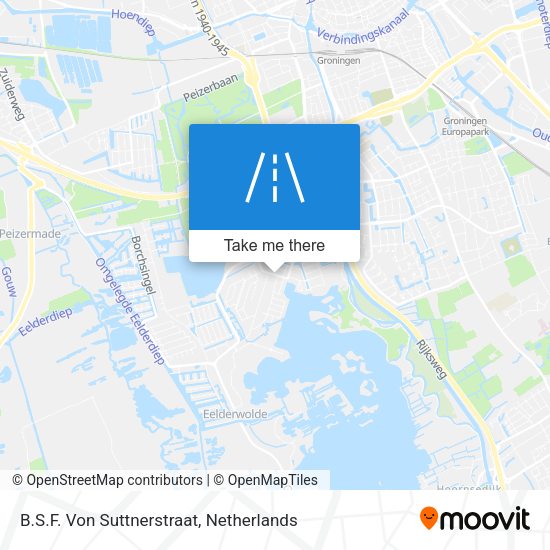 B.S.F. Von Suttnerstraat map