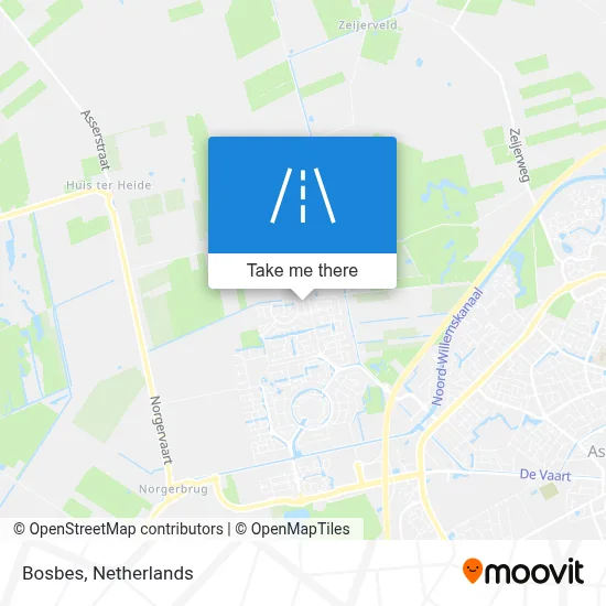 Bosbes map