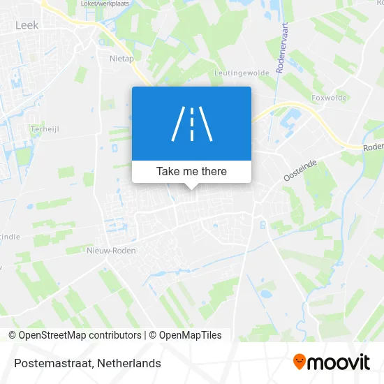 Postemastraat map