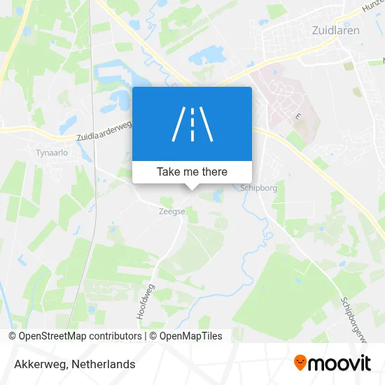 Akkerweg map