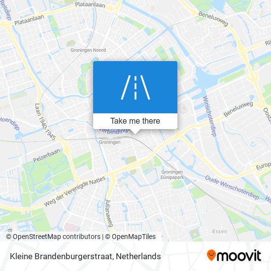 Kleine Brandenburgerstraat Karte