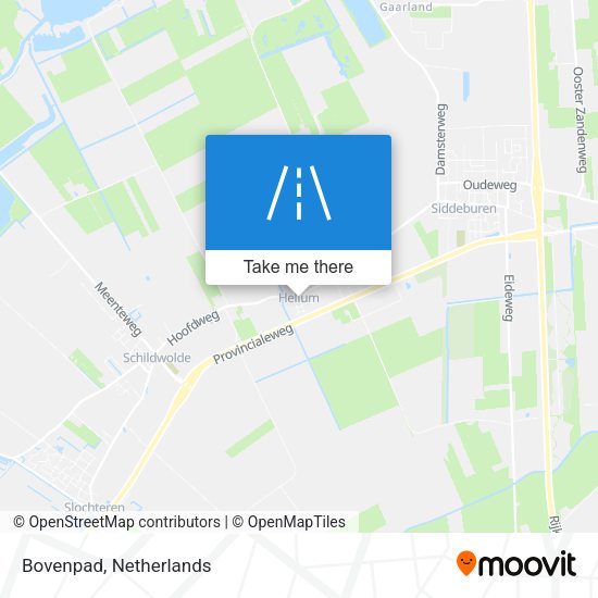 Bovenpad map