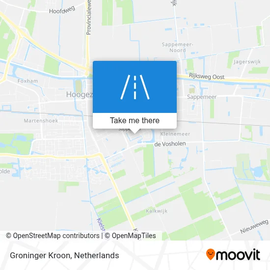 Groninger Kroon map
