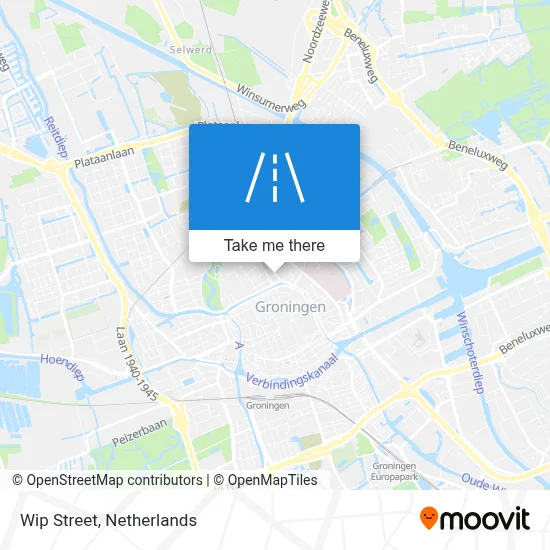 Wipstraat map