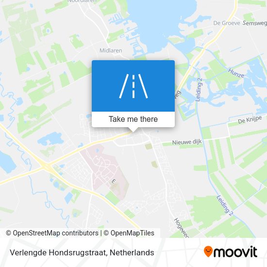 Verlengde Hondsrugstraat map