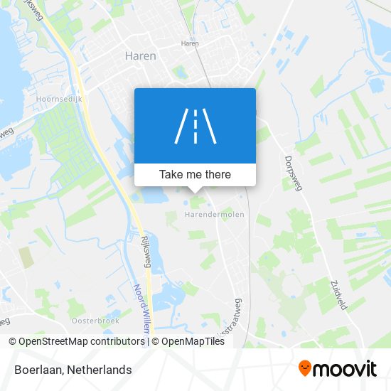 Boerlaan map