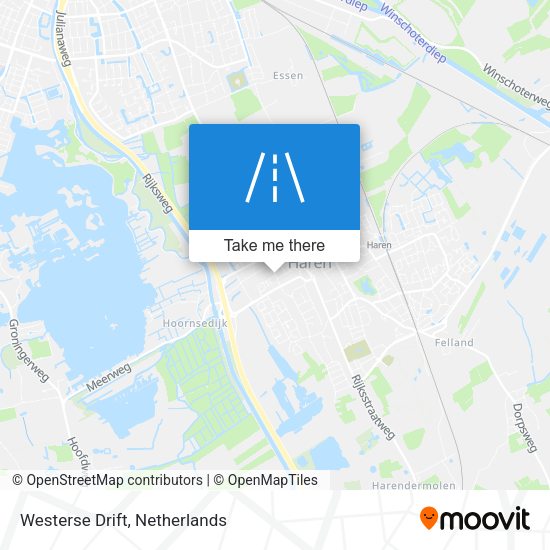 Westerse Drift map