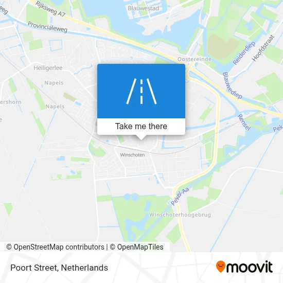 Poortstraat map