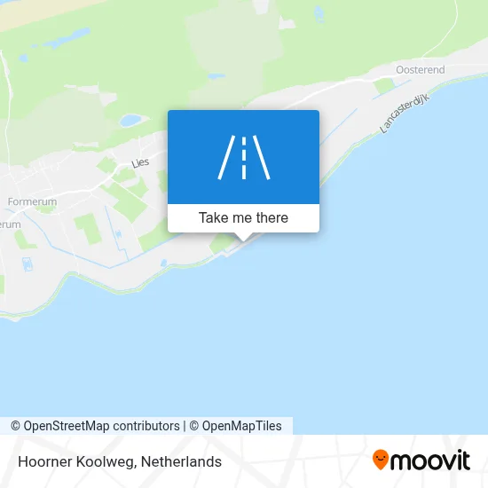 Hoorner Koolweg map