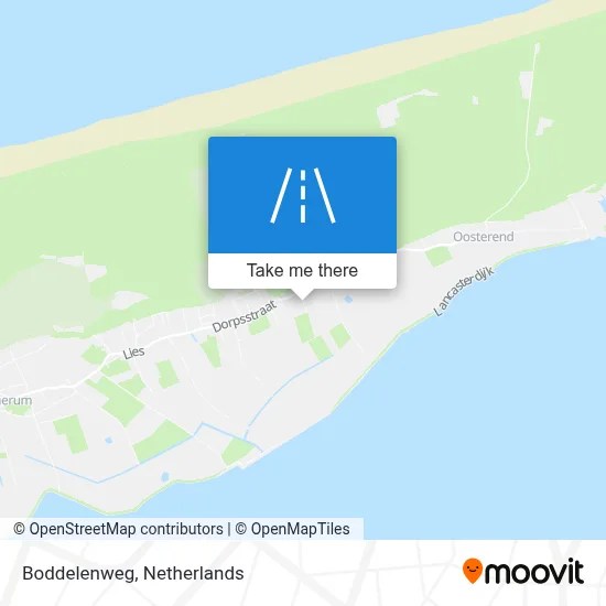 Boddelenweg map