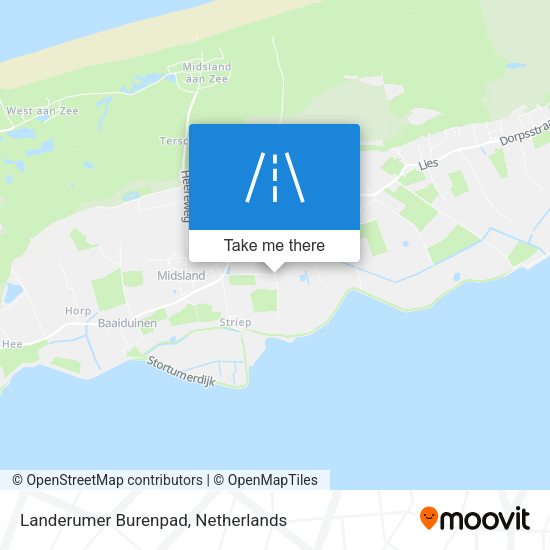 Landerumer Burenpad map