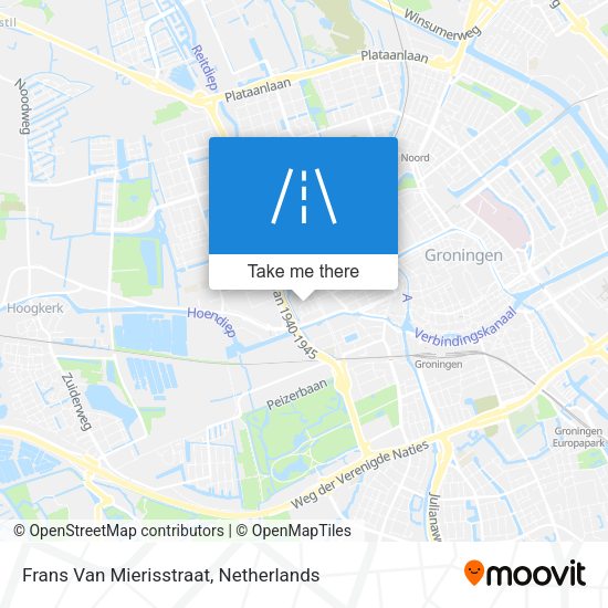 Frans Van Mierisstraat map