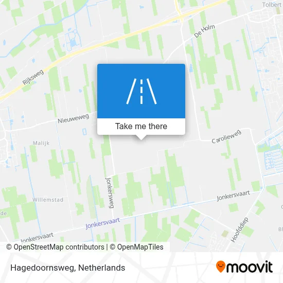Hagedoornsweg map
