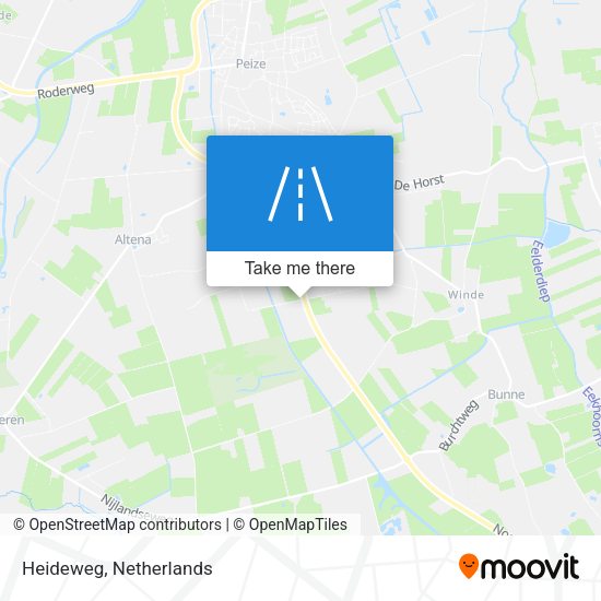 Heideweg map