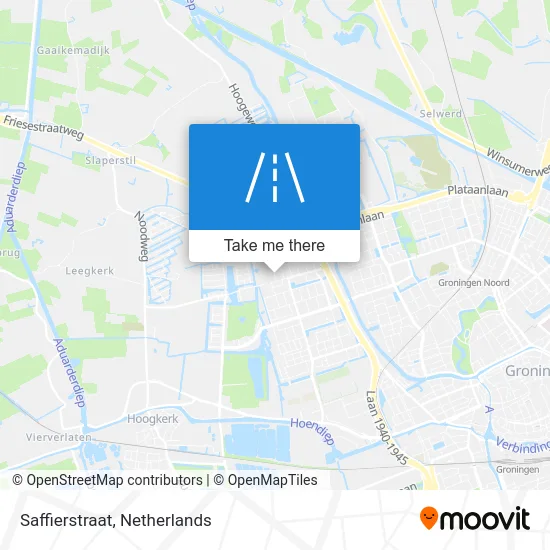 Saffierstraat map