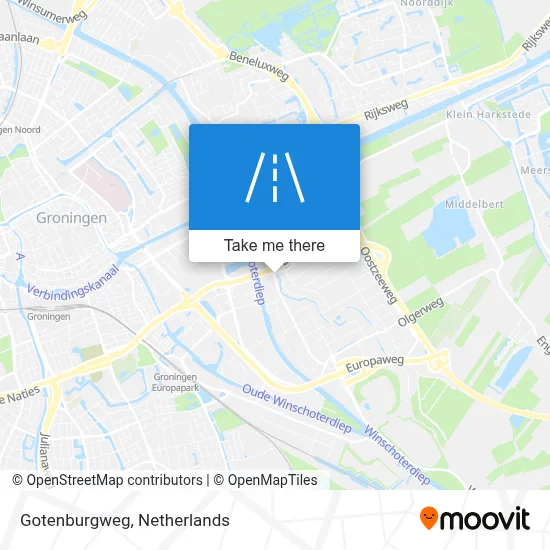 Gotenburgweg map
