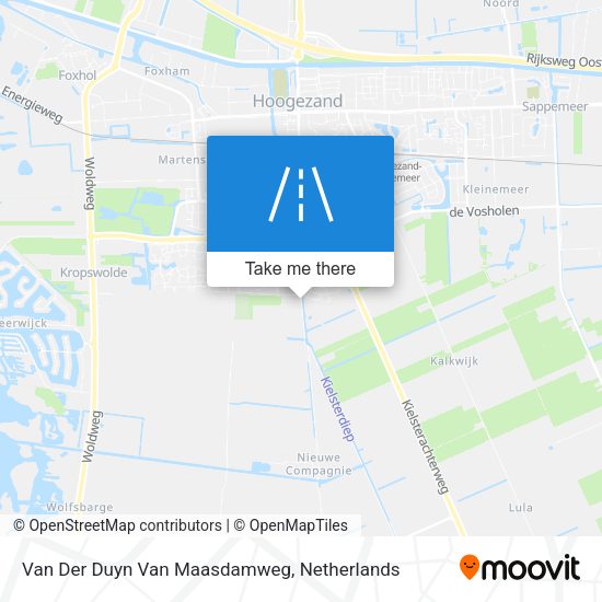 Van Der Duyn Van Maasdamweg map