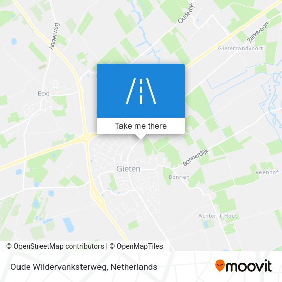 Oude Wildervanksterweg map