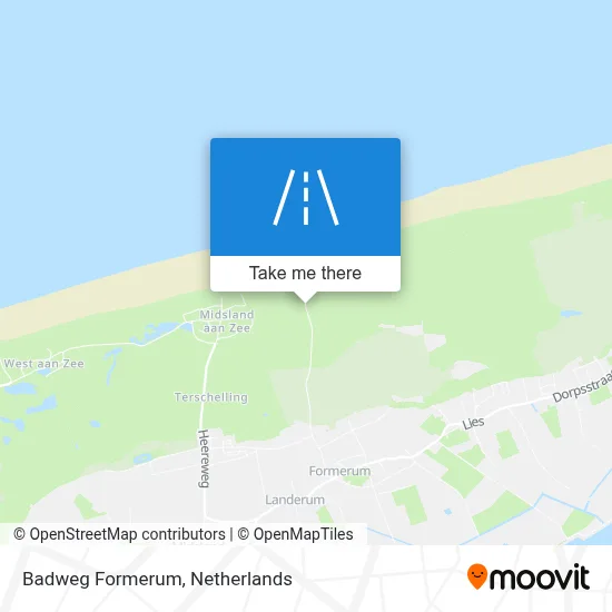 Badweg Formerum map