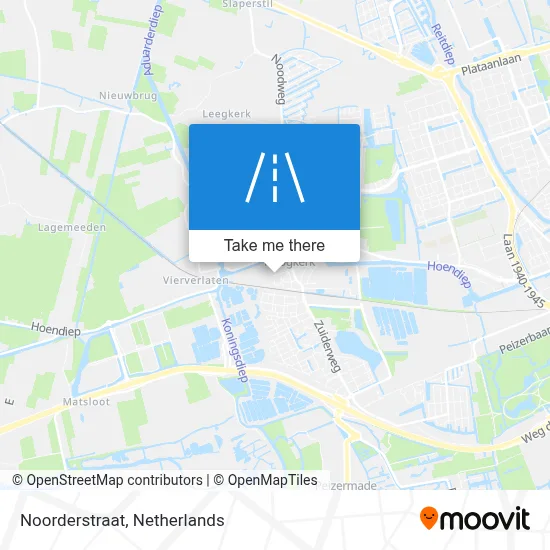 Noorderstraat map