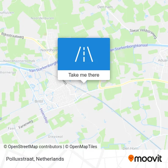 Polluxstraat map