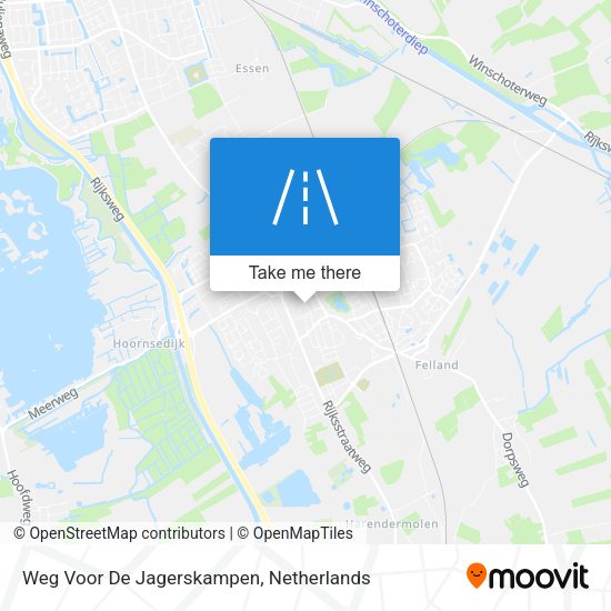 Weg Voor De Jagerskampen map
