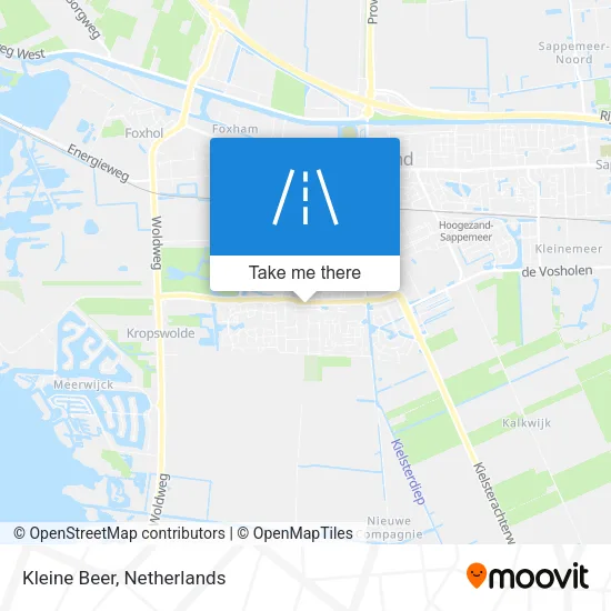 Kleine Beer map
