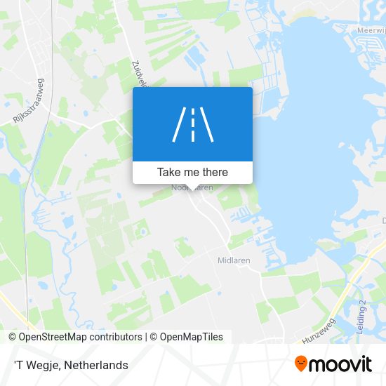 'T Wegje map